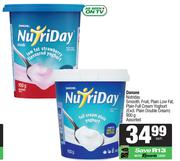 Danone Nutriday Smooth,Fruit,Plain Low Fat,Plain Full Cream Yoghurt-900g