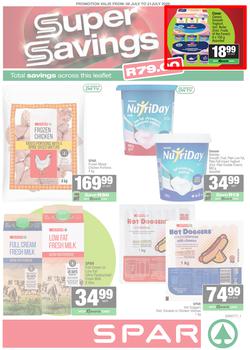 SPAR & SUPERSPAR Inland : Super Savings (08 July - 21 July 2026), page 1