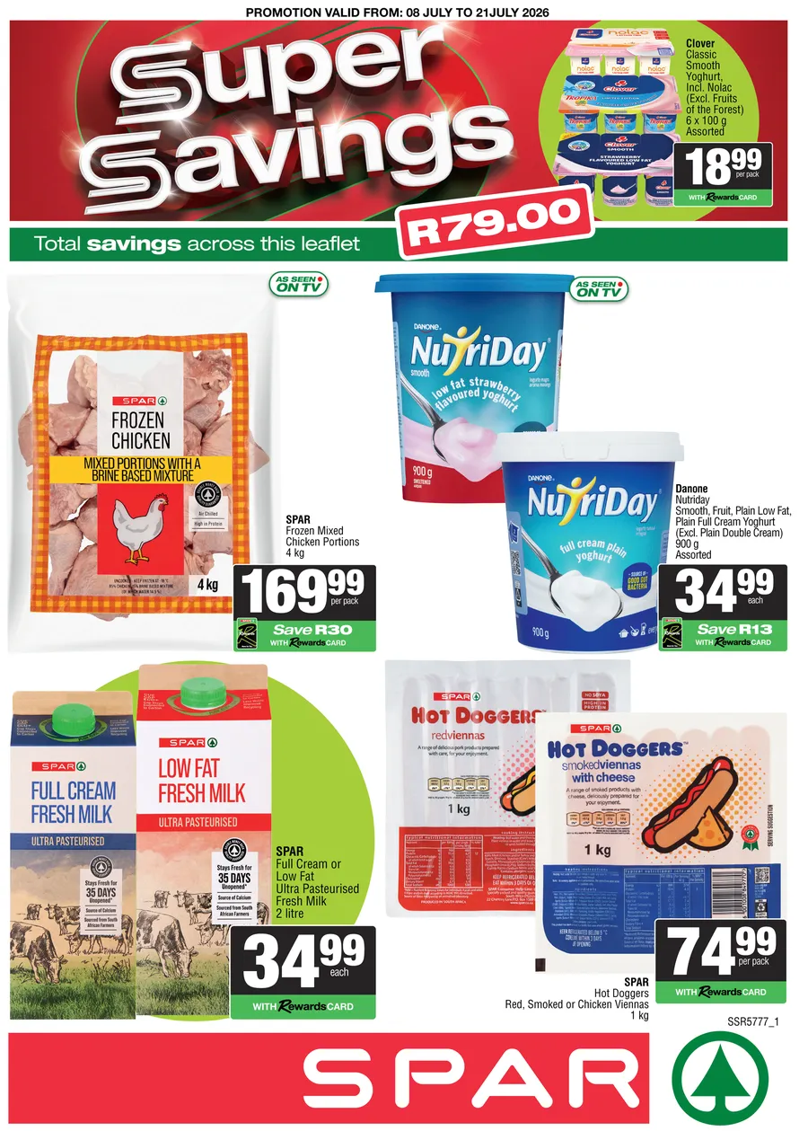 SPAR & SUPERSPAR Inland : Super Savings (08 July - 21 July 2026)