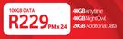 Vodacom Mobile Data-On 100GB Data