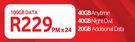 Vodacom Data Sim-100GB Data