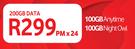 Vodacom Data Sim-200GB Data