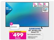 Samsung 55" 4K Mini LED Smart TV-On 100GB Data Plus Huawei E5783 CAT7 MiFi Router