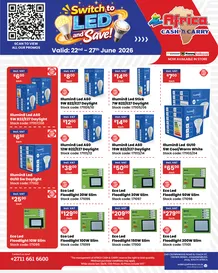 Africa Cash And Carry : Switch To LED And Save (22 June - 27 June 2026)