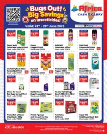 Africa Cash And Carry : Bugs Out, Big Savings (23 June - 29 June 2026)