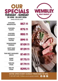 Wembley Meat Market : Specials (30 June - 05 July 2026)