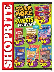 Shoprite Western Cape : Saver More With Our Sweets Festival (29 June - 19 July 2026)