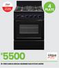 Univa 60cm 4 Burner Gas Stove UG016 21-550