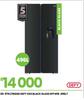 Defy 496Ltr SxS Black Glass Fridge DFF456 20-576