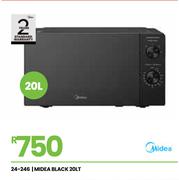 Midea 20Ltr Black Microwave 24-246