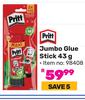 Pritt Jumbo Glue Stick 98408-43g