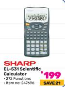 Sharp EL-531 Scientific Calculator 247696