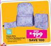 Pen + Gear Casey Girls 3 Piece Backpack Set 850013596/30168/30173-Each