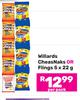 Willards Cheas Naks Or Flings-5 x 22g Per Pack
