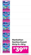 Manhattan Senties Sweet Strip 5 x 30g