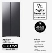 Samsung 564Ltr Side-By-Side Refrigerator RS57DG4000B4FA