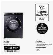 Samsung 9Kg AI Front Loader Washing Machine WW90DG6U94LBFA