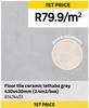 Floor Tile Ceramic Lethabo Grey 430 x 430mm (2.4 Sqm/Box) 81474451-Per Sqm