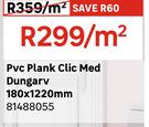 PVC Plank Clic Med Dungarv 180 x 1220mm 81488055-Per Sqm