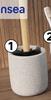 Sensea toilet Brush Holder Lux Grey 81486168