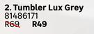 Sensea Tumbler Lux Grey 81486171