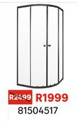 Pivot & Return Shower Door White 88 x 88 x 185 81504517