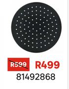 Sensea Icone Round Shower Head Black 81492868