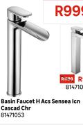 Sensea Icn Cascad Chrome Basin Faucet H Acs 81471053