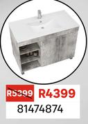 Sensea Bathroom Cabinet & Dbl Basin Free Standing 81474874