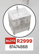 Sensea Bathroom Cabinet & Dbl Basin Free Standing 81474868