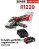 Einhell TE-AG 18/115 Li Angle Grinder 2.5 81499288