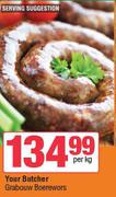 Your Butcher Grabouw Boerewors-Per Kg