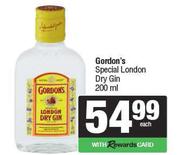 Gordon's Special London Dry Gin-200ml