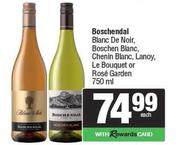 Boschendal Blanc De Noir,Boschen Blanc,Chenin Blanc,Lanoy,Le Bouquet Or Rose Garden-750ml