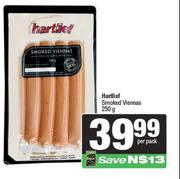 Hartlief Smoked Viennas-250g Per Pack