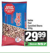 Imbo Red Speckled Beans-500g Each