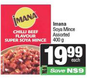 Imana Soya Mince Assorted-400g