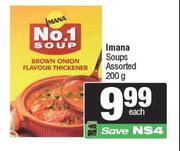 Imana Soups Assorted-200g Each