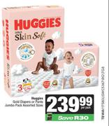 Huggies Gold Diapers Or Pants Jumbo Pack Assorted Sizes-Per Pack