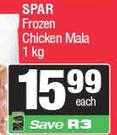 Spar Frozen Chicken Mala-1kg