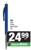 BIC Clic Pens Assorted-2s Each