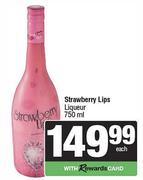 Strawberry Lips Liqueur-750ml
