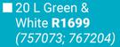 Fired Earth Rubber Coat Green & White  757073, 767204-20Ltr