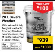 Fired Earth Severe Weather 552967, 418808, 418801-20Ltr