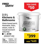 Fired Earth Kitchens & Bathrooms 850037145-1Ltr
