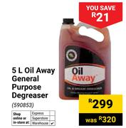 Oil Away General Purpose Degreaser 590853-5Ltr