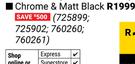 Builders Corner & Quadrant Shower Doors Chrome & Matt Black 725899, 725902, 760260, 760261