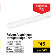 Falcon Aluminium Straight Edge Trim 39882, 39880