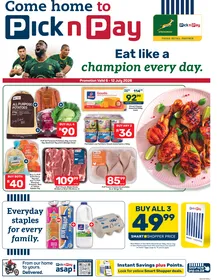 Pick n Pay Eastern Cape : Eat Like A Champion Every Day (06 July - 12 July 2026)