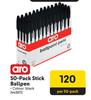 Aro 50 Pack Stick Ballpen 443811